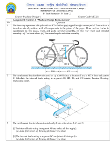 Machine Design Fundamentals Assignment