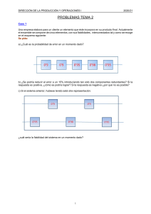 Problemas de Dirección de la Producción y Operaciones