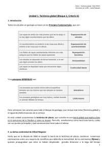 Tectónica Global: Apuntes 4º ESO