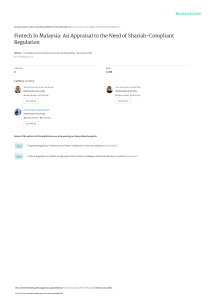 Fintech in Malaysia: Shariah-Compliant Regulation