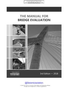 Bridge Evaluation Manual, 3rd Edition