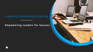 Leadership Development Coaching | Improva