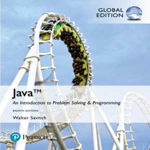 Java Programming: An Introduction to Problem Solving