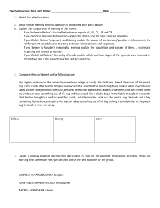 Psycholinguistics Final Test: Learning Theories & Application