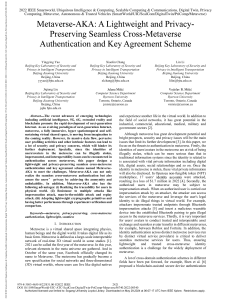 Metaverse Authentication: Privacy-Preserving Cross-Metaverse Scheme