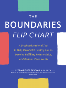 Boundaries Flip Chart: Healthy Relationships & Worth