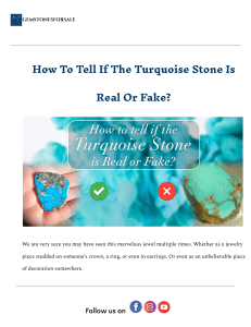 Real vs Fake Turquoise: How to Tell the Difference