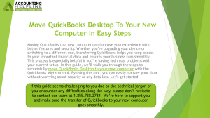 Move QuickBooks to New Computer: Easy Steps