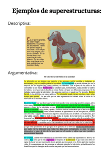 Text Superstructures: Descriptive & Argumentative Examples