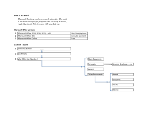 MS Word Tutorial: Basics & User Interface