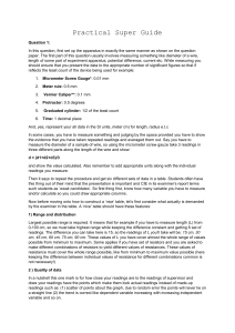 Practical Science Experiment Guide: Data & Graphing