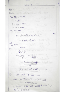 Torsion in Shafts Tutorial: Mechanics Calculations