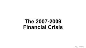 2007-2009 Financial Crisis Explained