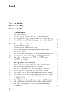 High Voltage Systems: Table of Contents