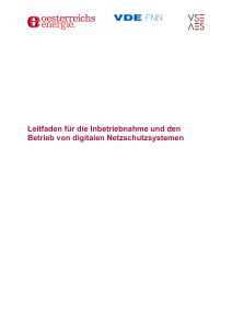 Digitaler Netzschutz: Inbetriebnahme & Betrieb – Leitfaden