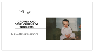 Toddler Growth & Development: Milestones & Concerns