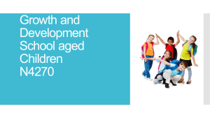 Child Development: Growth & Skills in School-Aged Children