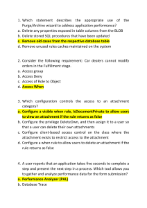 Pega Platform Exam Questions: Performance & Security