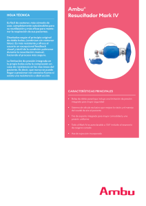 Ambu Mark IV: Hoja Técnica del Resucitador Autoclavable