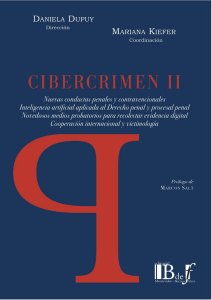 Cibercrimen II: Derecho Penal, IA y Evidencia Digital