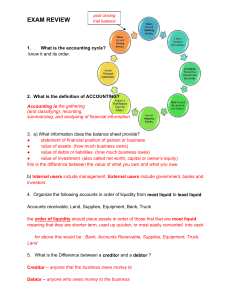 Accounting Exam Review: Key Concepts & Practice