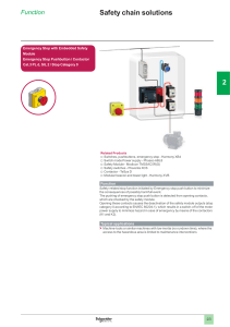 Emergency Stop Safety Chain Solutions - Technical Guide