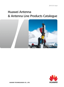 Huawei Antenna & Antenna Line Products Catalogue