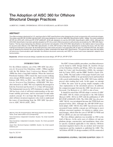 AISC 360 Adoption for Offshore Structural Design