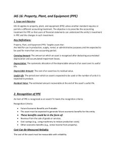 IAS 16: Property, Plant, and Equipment (PPE) Accounting