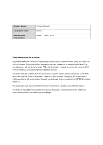 Drone Project: ESP32-S2, Mobile App Control - Lab Report