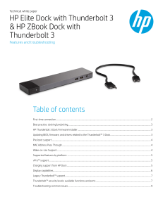 HP Thunderbolt 3 Dock: Features & Troubleshooting