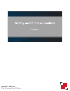 CompTIA A+ Safety, Tools & Troubleshooting