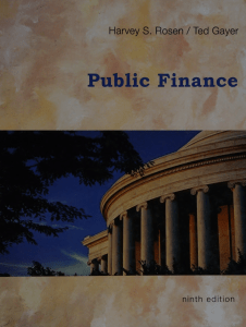 Public Finance Textbook, 9th Edition