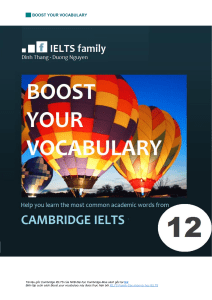 Boost Your Vocabulary: Cambridge IELTS Reading