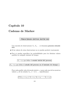 Cadenas de Markov: Procesos Estocásticos y Matrices de Transición