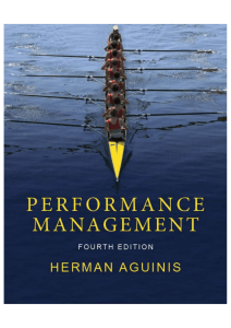 Performance Management Textbook: Strategies & Implementation