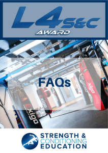 Strength & Conditioning Education: FAQ on Assessments & Case Studies