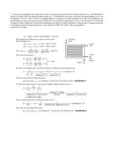 Problemas Resueltos de Intercambiadores de Calor