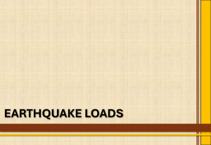 Earthquake Loads: Seismic Design Parameters (NSCP)