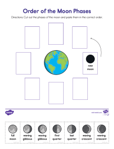 Moon Phases Worksheet: Learn the Lunar Cycle