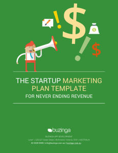 Startup Marketing Plan Template for Revenue Growth