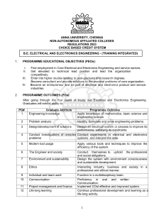 B.E. Electrical Engineering Curriculum - Anna University