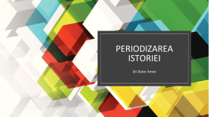 Periodizarea Istoriei: Prezentare Detaliată