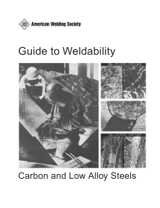 Guide to Weldability: Carbon & Low Alloy Steels