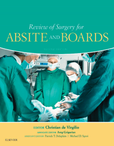 Surgery Review for ABSITE & Boards, 2nd Edition