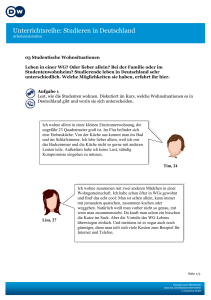 Studieren in Deutschland: Wohnsituationen für Studenten