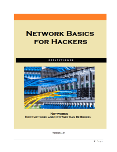 Network Basics for Hackers: TCP/IP, Wi-Fi, Security