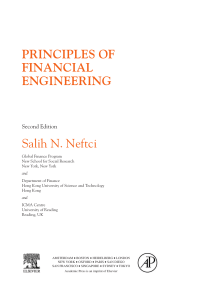 PRINCIPLES OF FINANCIAL ENGINEERING