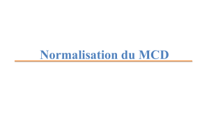 Normalisation MCD : Guide Complet et Exemples