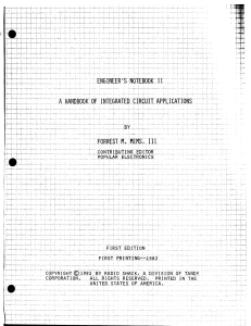 Engineer's Notebook II: Integrated Circuit Applications Handbook